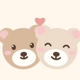 the clove app icon with two little bears